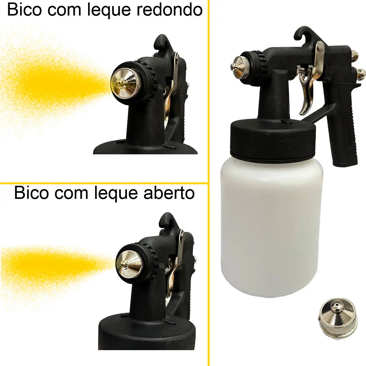 Pistola de Pintura PW - 900 1.3 Ar Direto