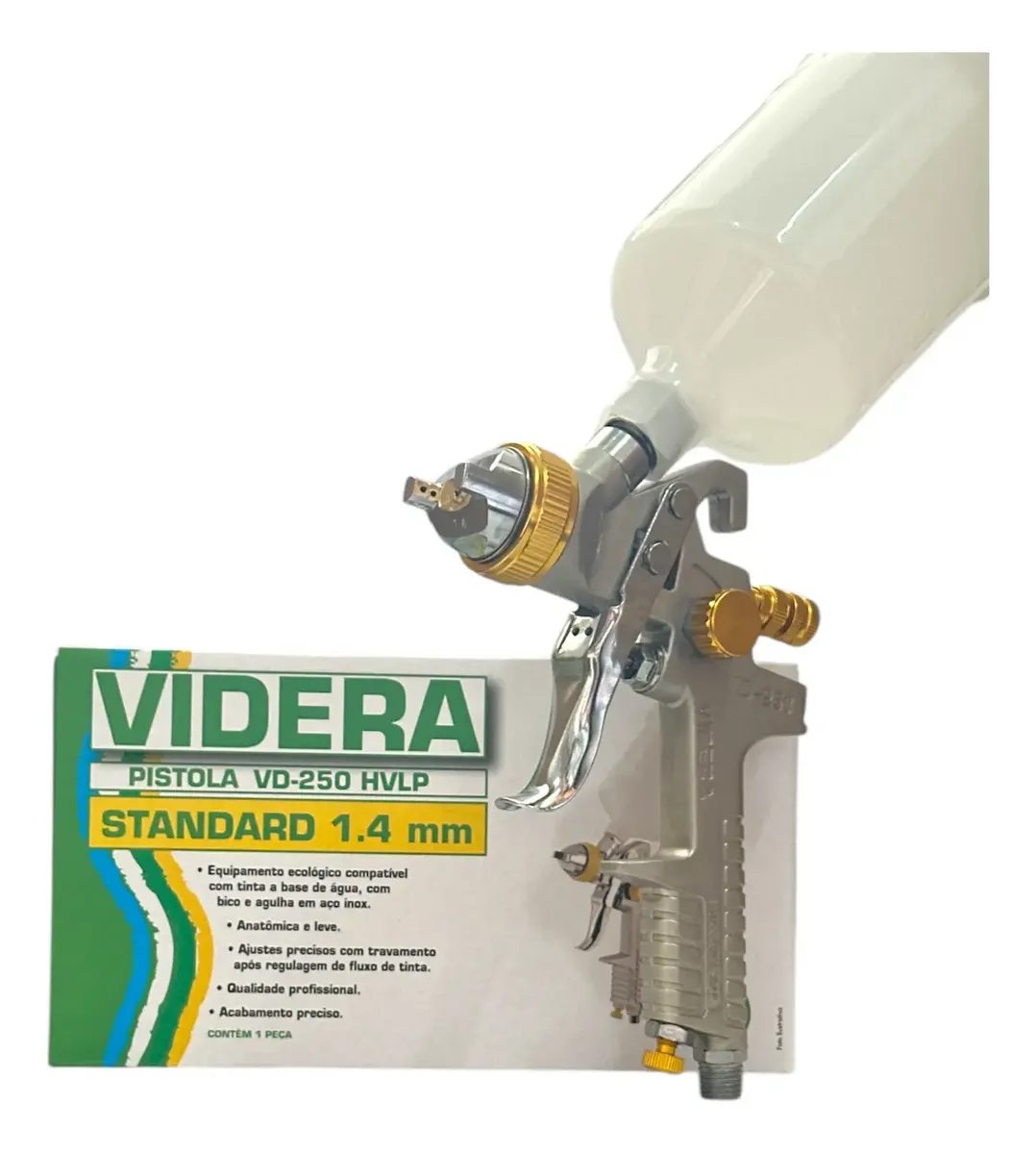 Pistola De Pintura Hvlp Bico 1.4 Vd-250 6...