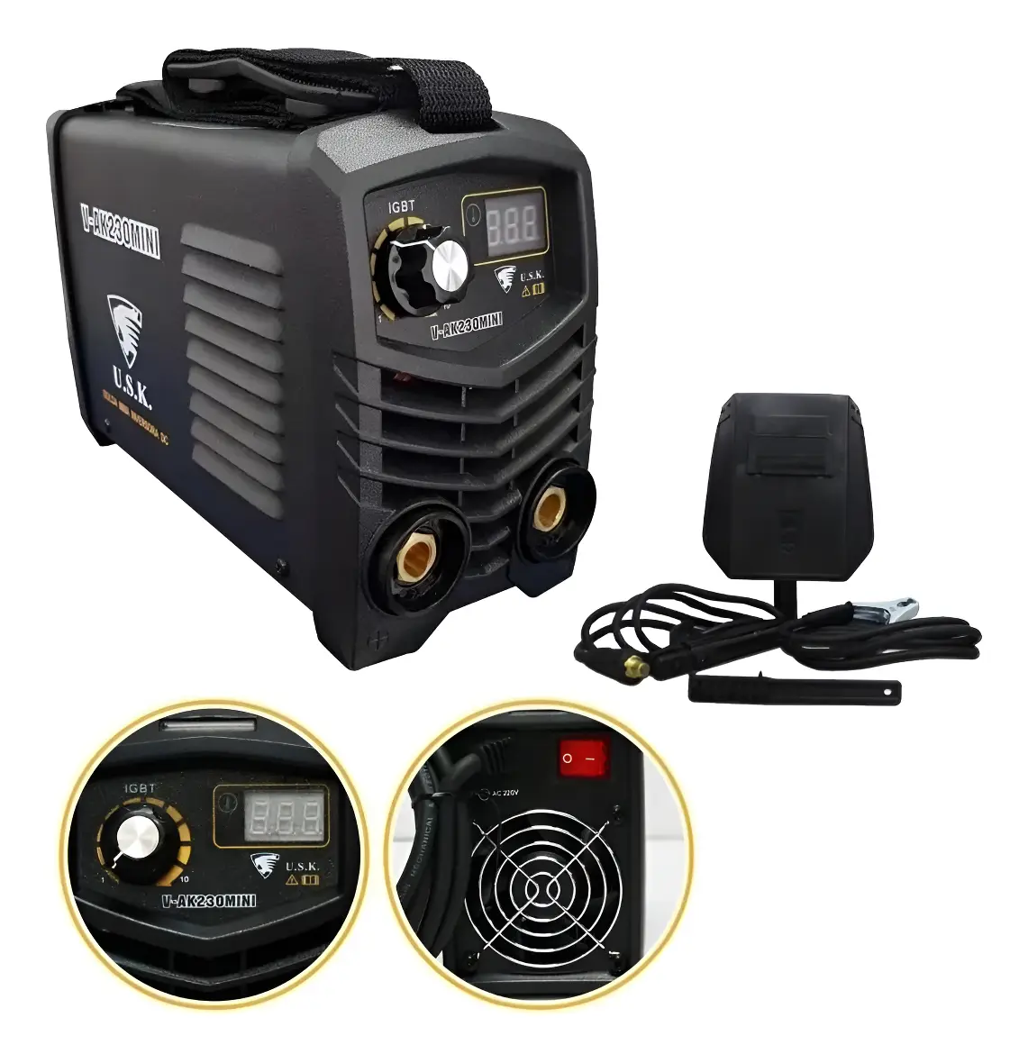 Máquina De Solda Inversora V-ak 230 Mini ...